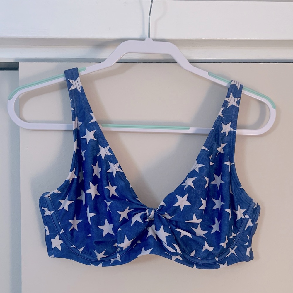 Venus Blue Stars Bikini Top 32G/34DDD/36DD